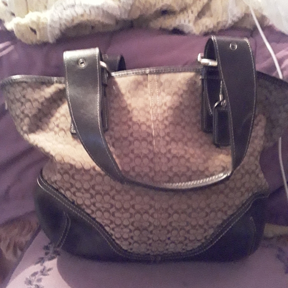 Coach  tore bag